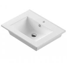 Раковина мебельная Sanita Quadro 60 WB.FN/Quadro/60-C/WHT.G/S1 белая Раковина мебельная Sanita Quadro 60 WB.FN/Quadro/60-C/WHT.G/S1 белая